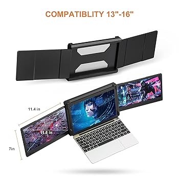 OFIYAA 2画面　ポータブルモニター Amazon.co.jp: OFIYAA P2 デュアルポータブルモニターノート